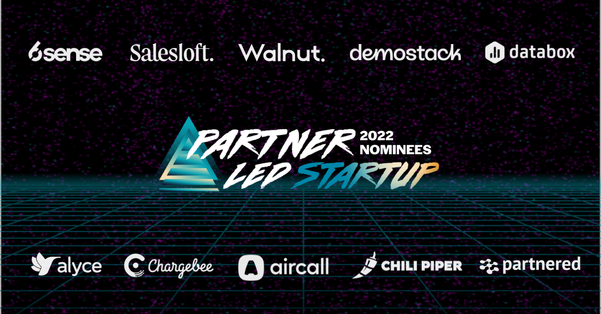 nominees for partner led startup of the year