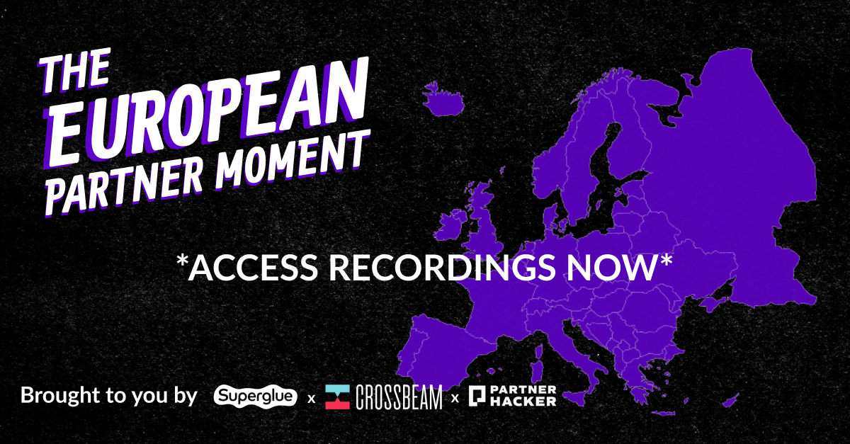 Screenshot of the on-demand European Partner Moment recordings.
