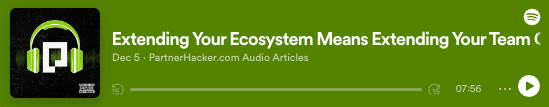 Extending you ecosystem means extending your team's culture on Spotify