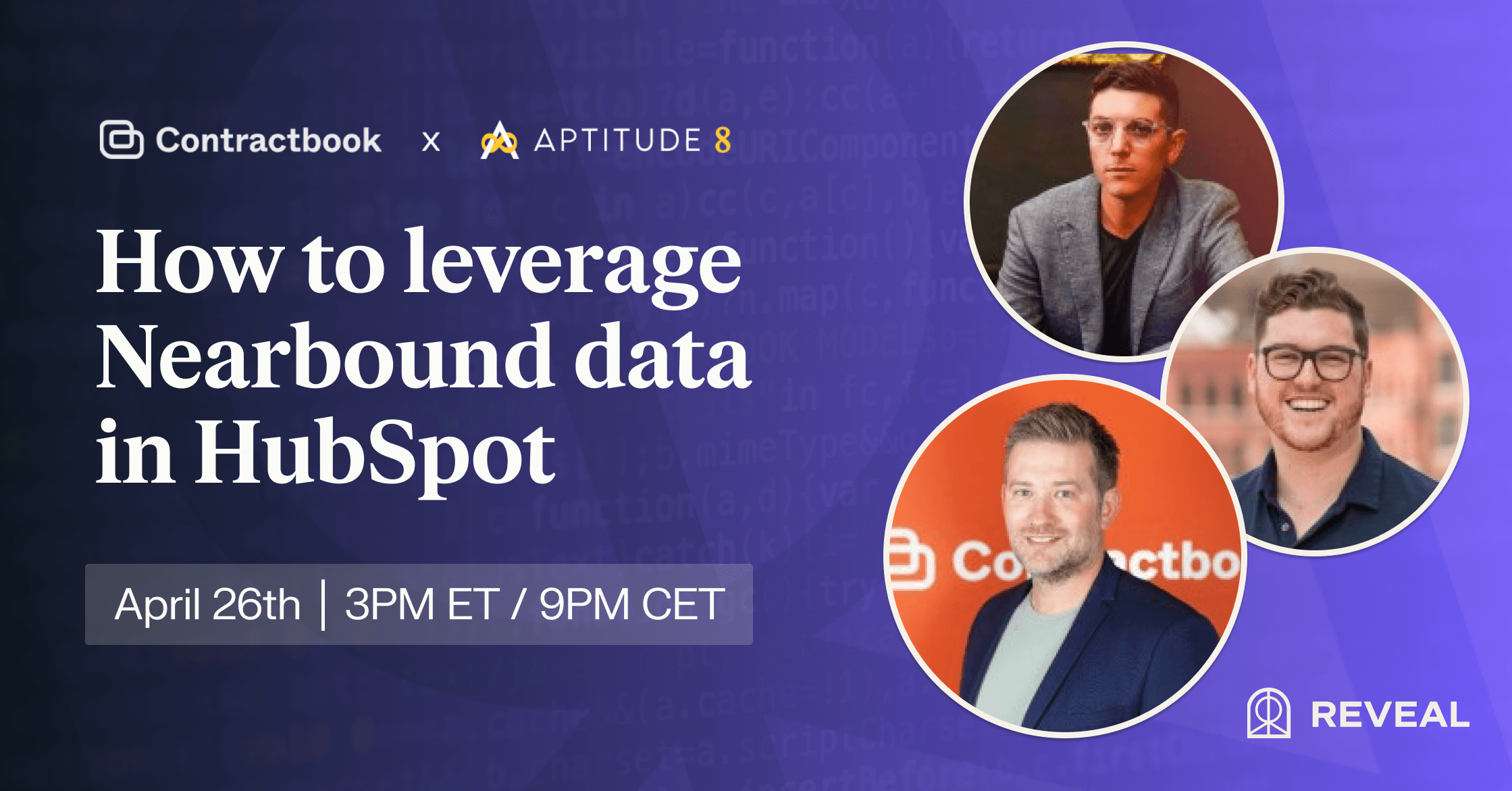 How to leverage nearbound data in HubSpot event with Reveal and Aptitude 8