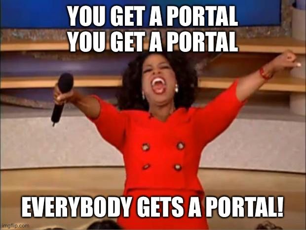 Everybody gets a partner portal meme.