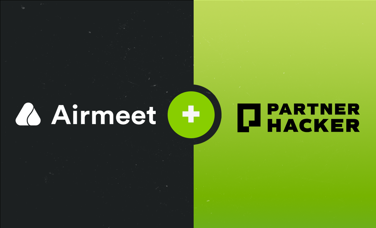 Airmeet x Partnerhacker Partnership
